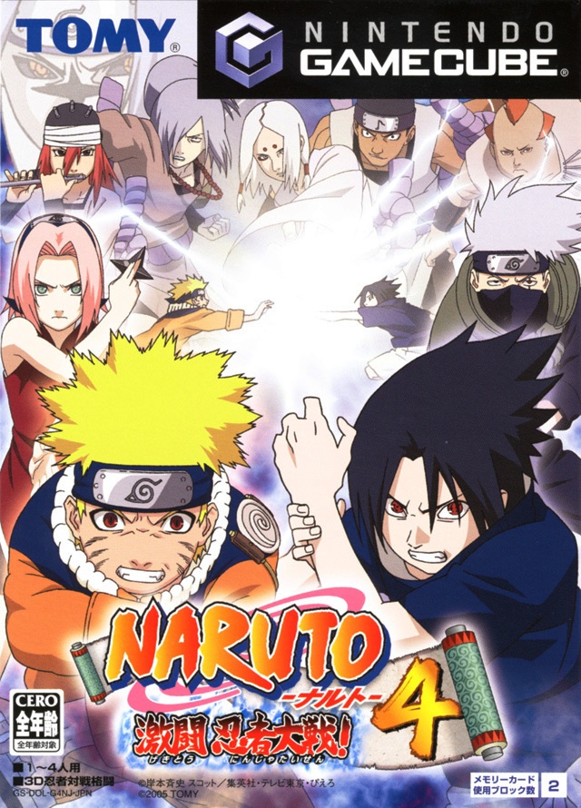 Jeux Vidéo Naruto Gekitou Ninja Taisen! 4 Game Cube