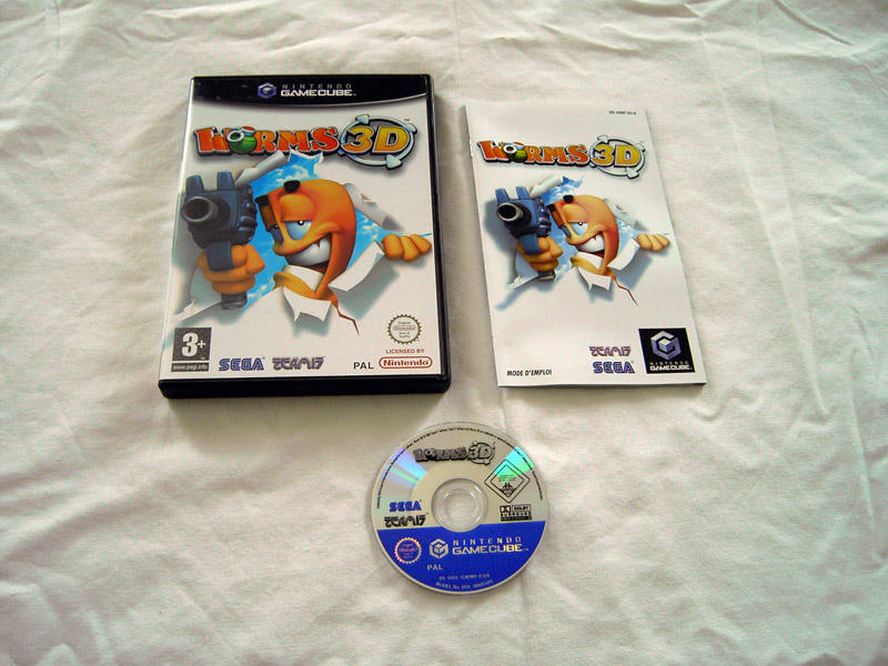 Jeux Vidéo Worms 3D Game Cube