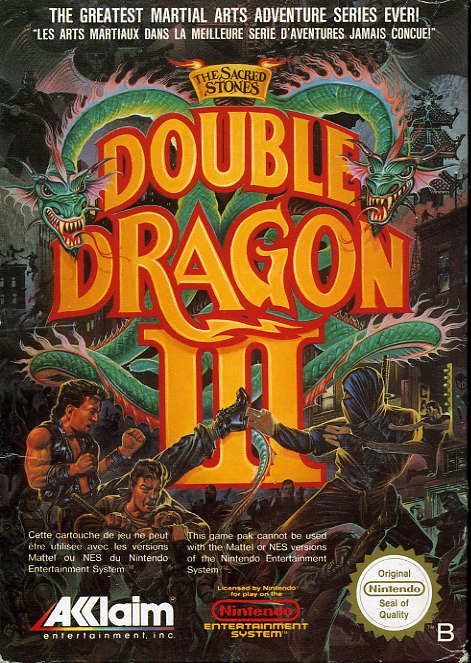 Jeux Vidéo Double Dragon III The Sacred Stones Nes/Famicom