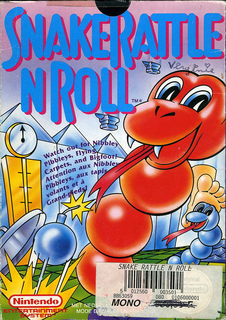 Jeux Vidéo Snake Rattle'N Roll Nes/Famicom