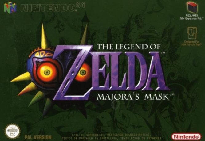 The Legend Of Zelda Majora'S Mask Nintendo 64