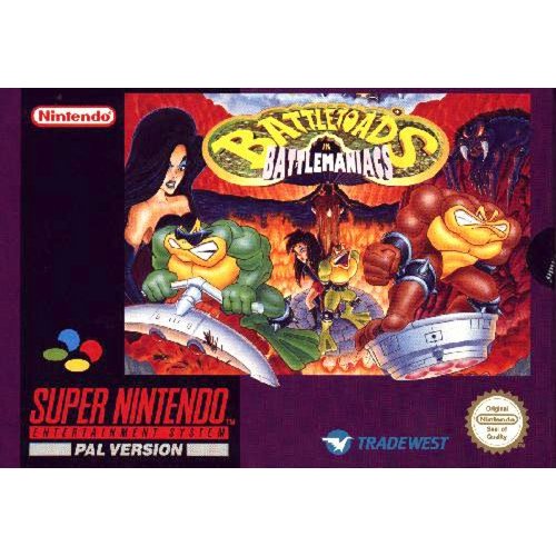 Jeux Vidéo Battletoads In Battlemaniacs Super Nintendo