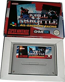 Jeux Vidéo Full Throttle All-American Racing Super Nintendo