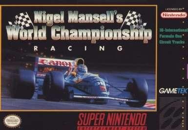 Jeux Vidéo Nigel Mansell'S World Championship Racing Super Nintendo