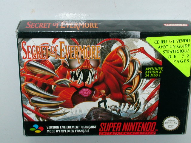 Jeux Vidéo Secret Of Evermore Super Nintendo
