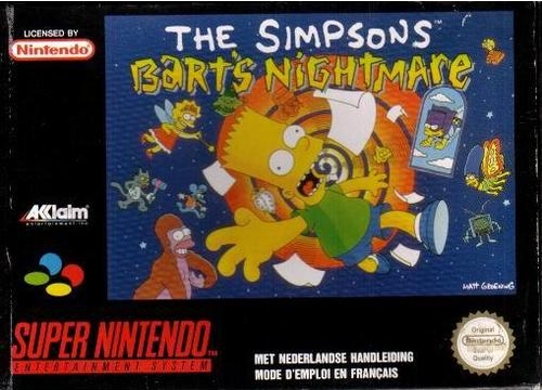 Jeux Vidéo The Simpsons Bart'S Nightmare Super Nintendo