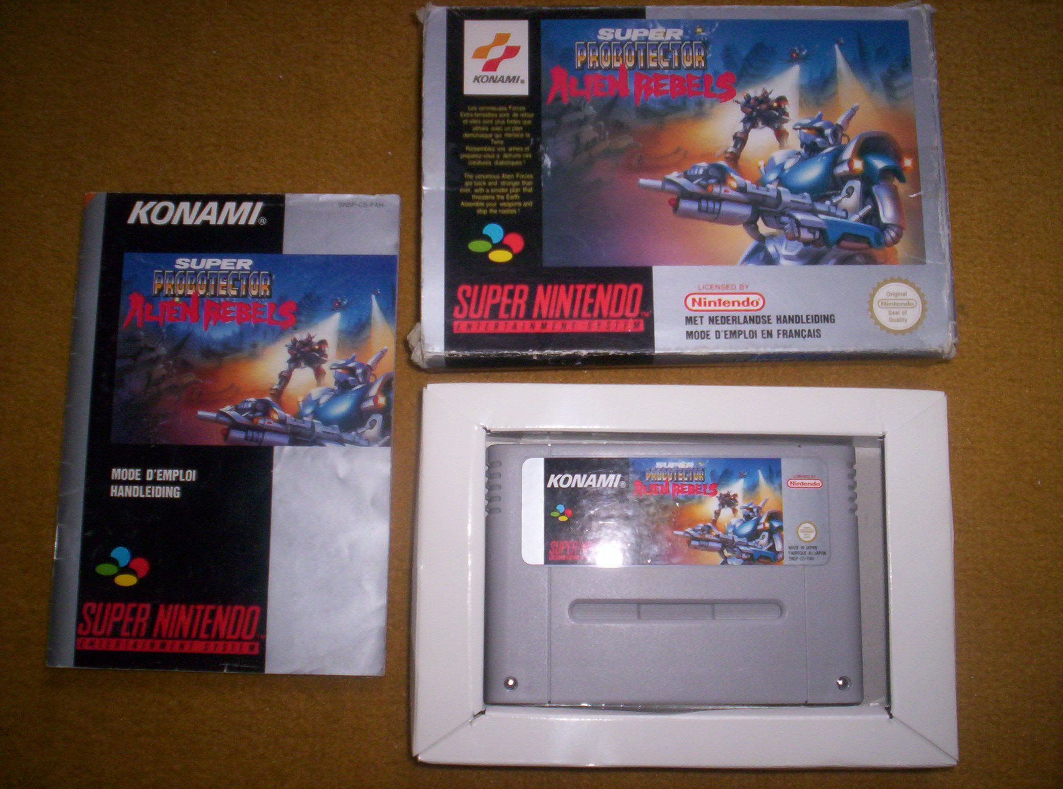 Jeux Vidéo Super Probotector Alien Rebels Super Nintendo