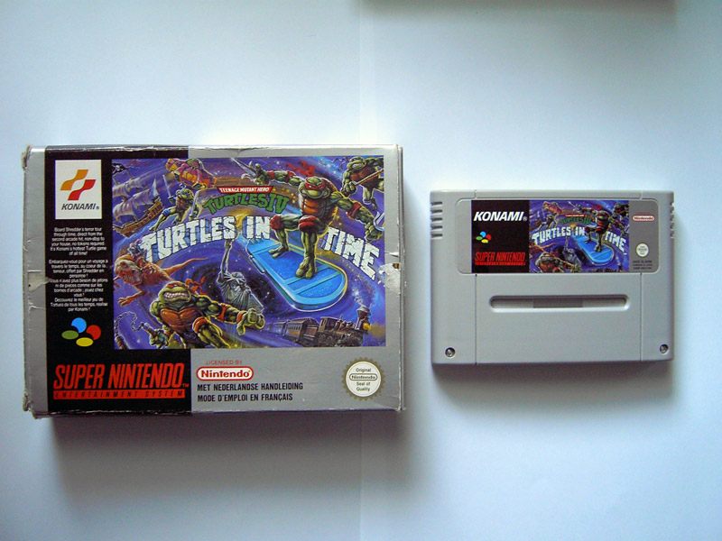 Jeux Vidéo Teenage Mutant Hero Turtles IV Turtles In Time Super Nintendo