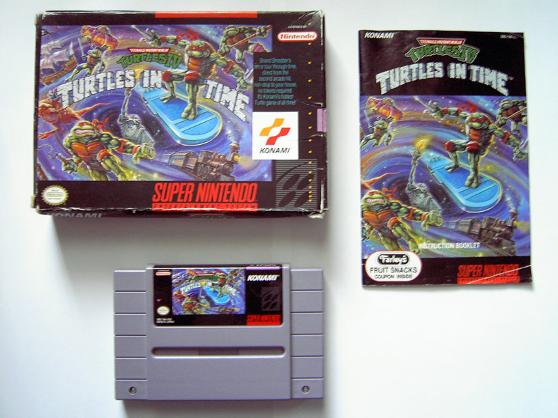 Jeux Vidéo Teenage Mutant Ninja Turtles IV Turtles In Time Super Nintendo