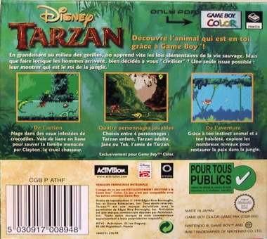 Jeux Vidéo Disney's Tarzan Lord Of The Jungle Game Boy