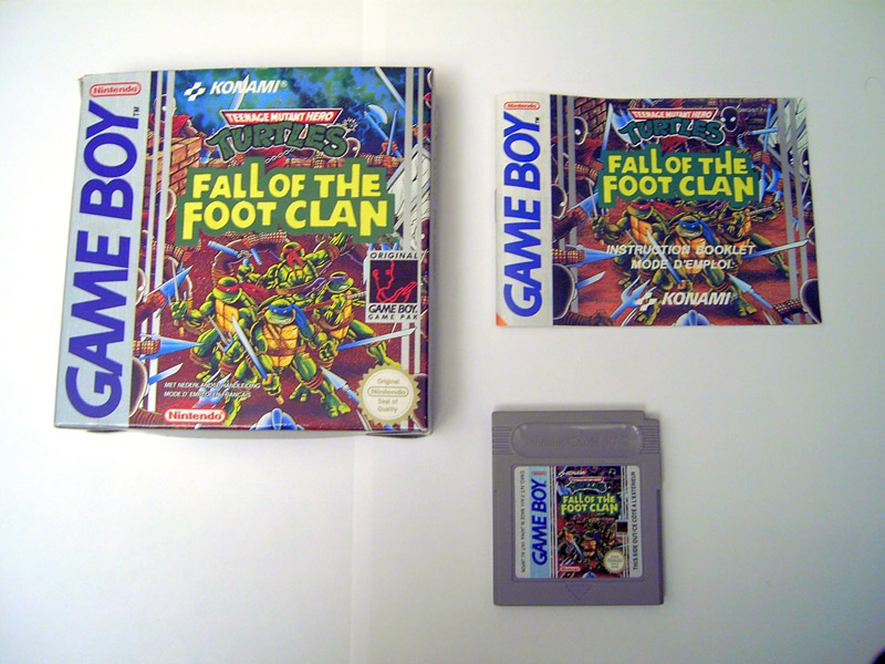 Jeux Vidéo Teenage Mutant Ninja Turtles Fall Of The Foot Clan Game Boy