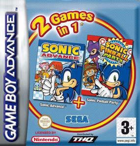 Jeux Vidéo 2 Games In 1 Sonic Advance + Sonic Pinball Party Game Boy Advance
