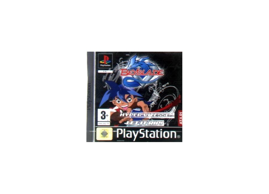 Jeu Beyblade Hyper Vitesse – Sony PS1, Compatible PS2 Et PS3, Bon état
