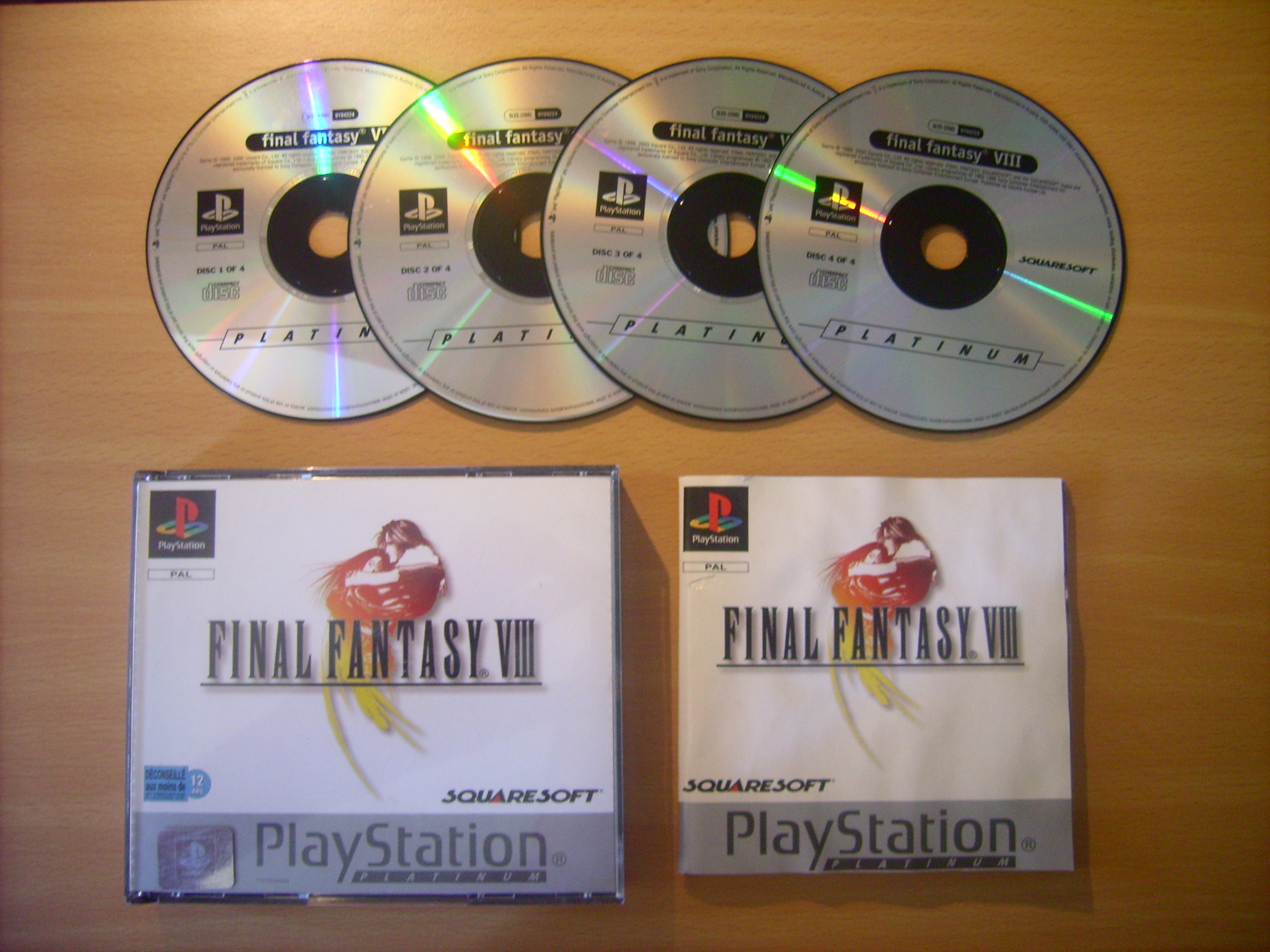 Jeux Vidéo Final Fantasy VIII Platinum PlayStation 1 (PS1)