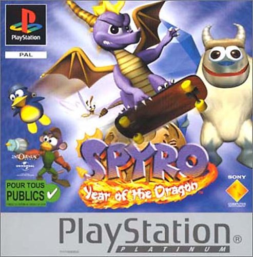 Jeux Vidéo Spyro Year Of The Dragon Platinum PlayStation 1 (PS1)
