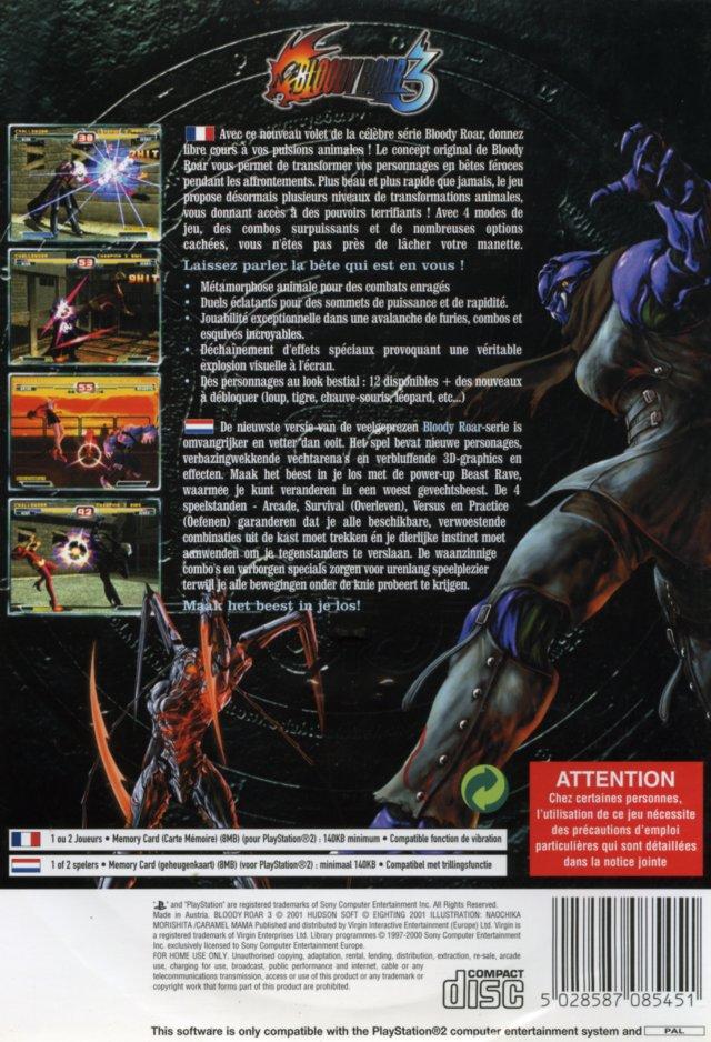 Jeux Vidéo Bloody Roar 3 PlayStation 2 (PS2)