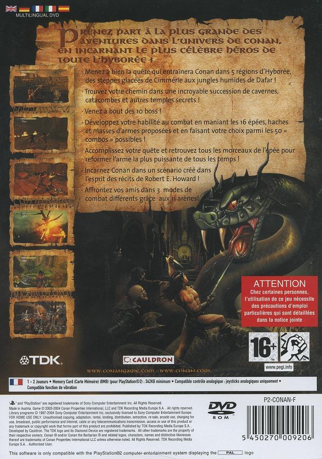 Jeux Vidéo Conan PlayStation 2 (PS2)