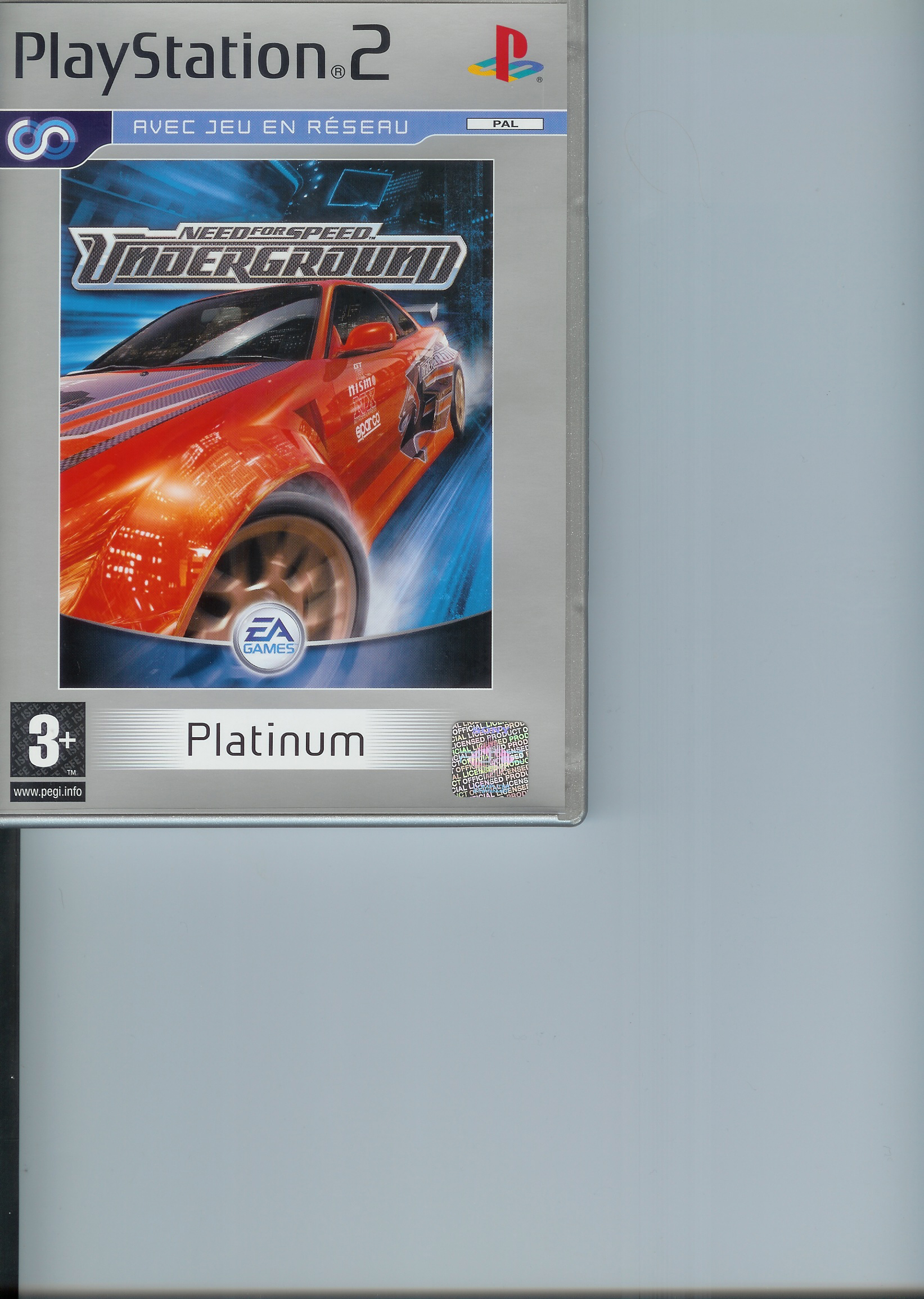Jeux Vidéo Need For Speed Underground (Platinum) PlayStation 2 (PS2)