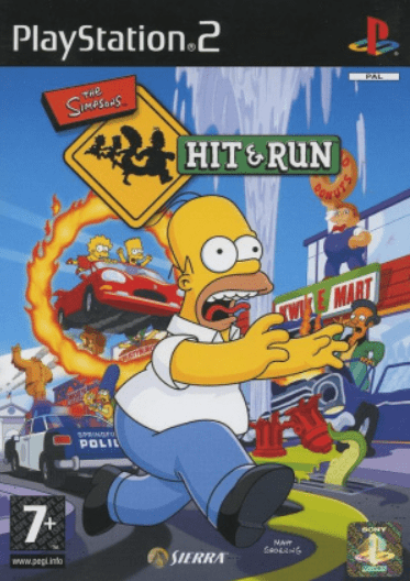 The Simpsons Hit & Run - Jeu Playstation 2 (Ps2)