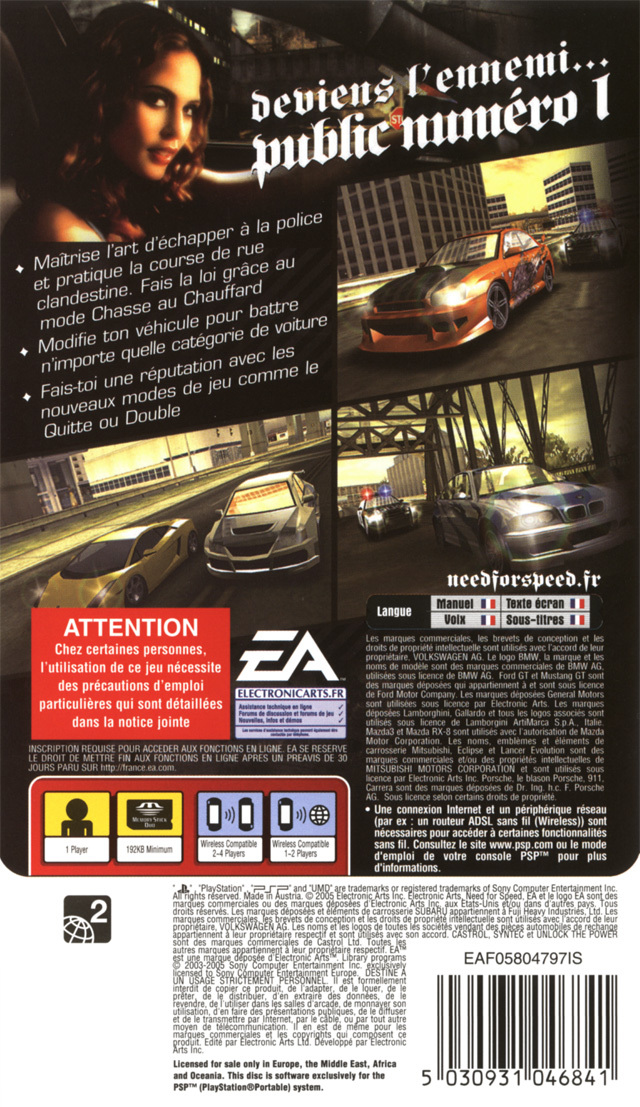 Need For Speed Most Wanted 5-1-0 Playstation Portable (Psp)