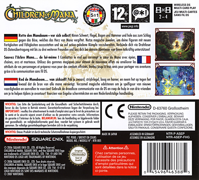 Jeux Vidéo Children Of Mana Ds