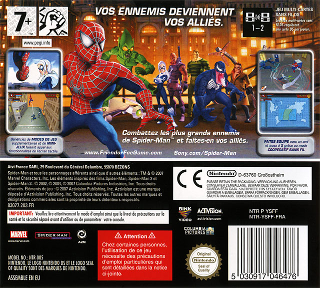 Spiderman Allié ou Ennemi - Jeux vidéo - Achat & prix