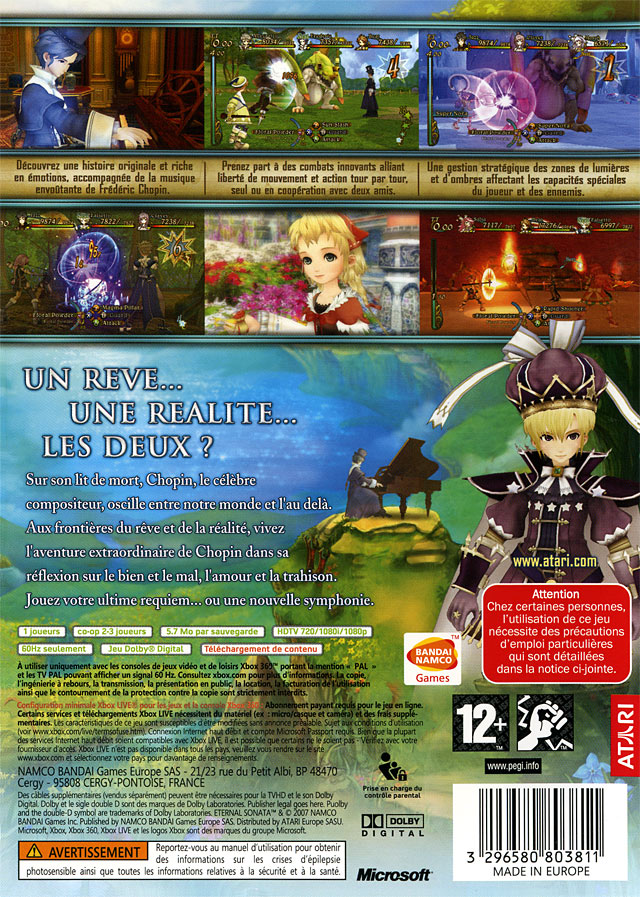 Jeux Vidéo Eternal Sonata Xbox 360