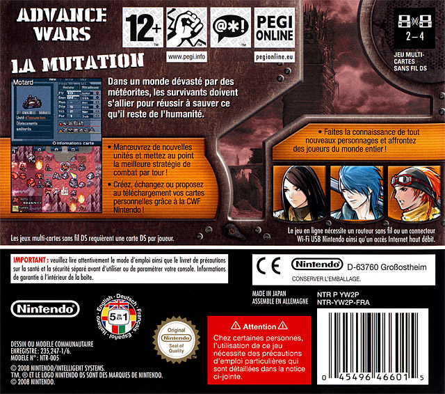 Advance Wars Dark Conflict Ds