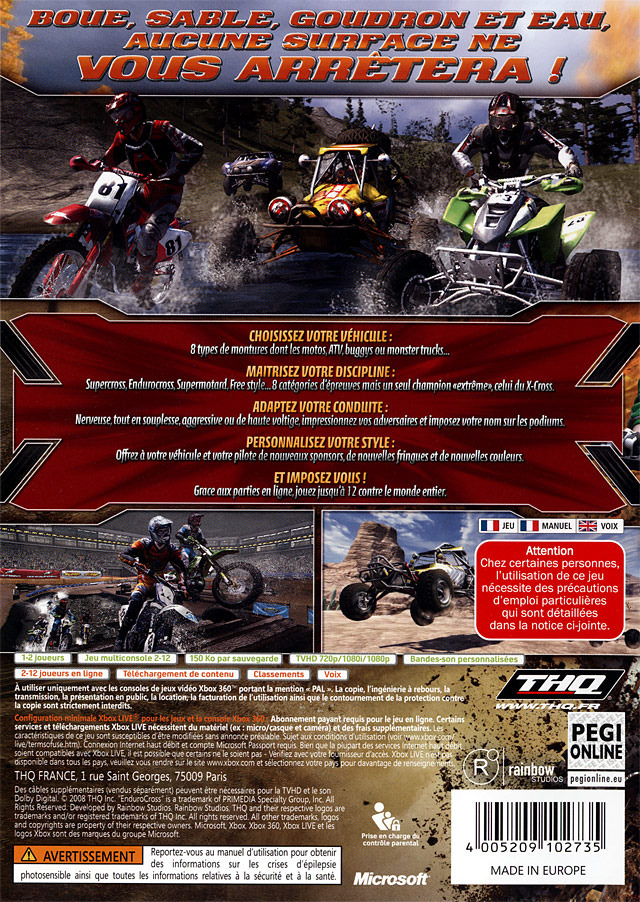 Jeux Vidéo Mx Vs Atv Extreme Limite Xbox 360