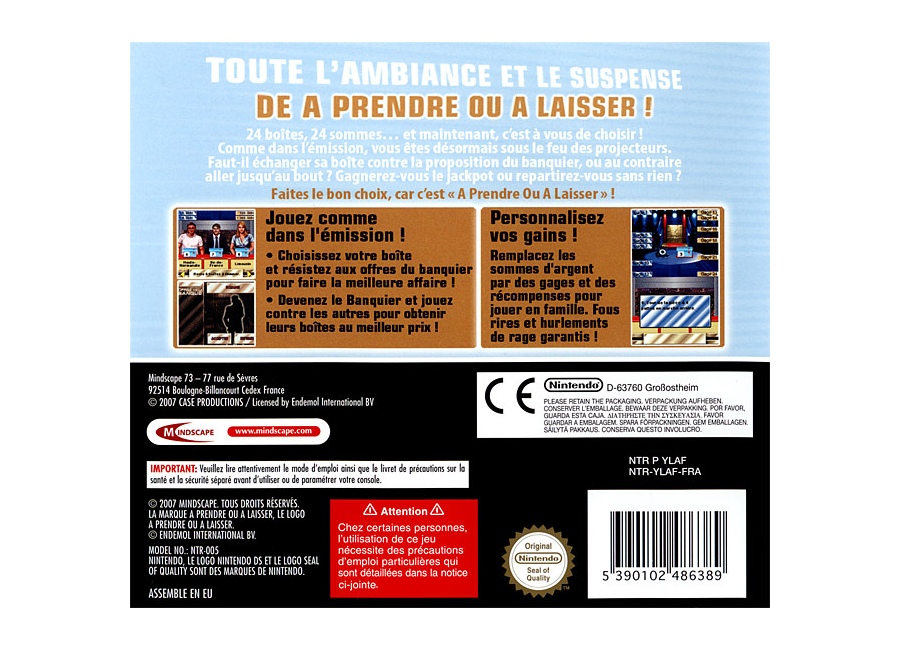 a prendre ou a laisser nds