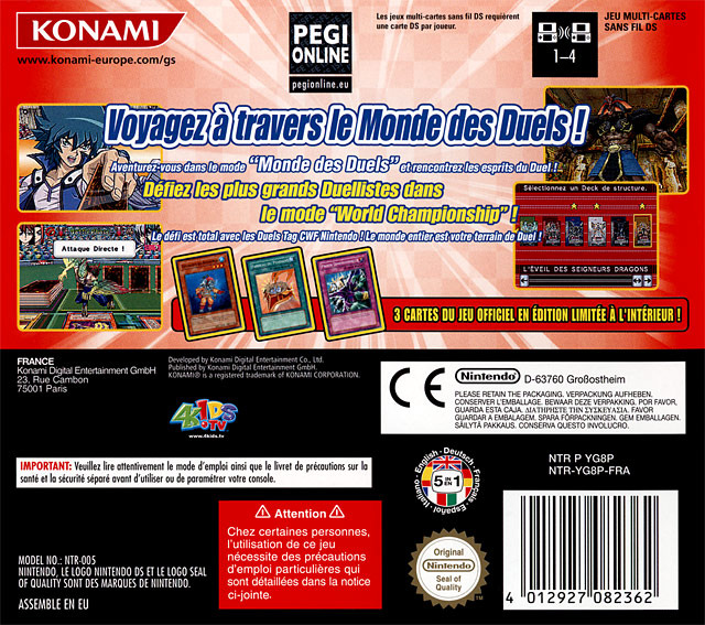 Jeux Vidéo Yu-Gi-Oh! World Championship 2008 Ds