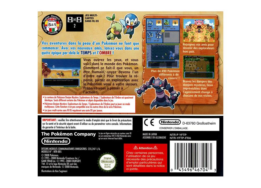 Pokemon Donjon Mystere Explorateur Du Temps