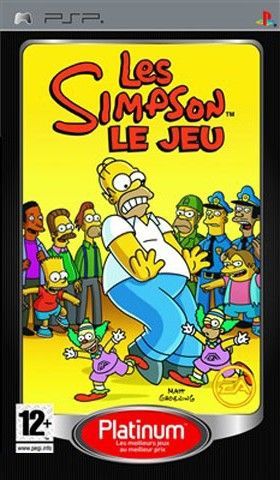 Jeux Vidéo Les Simpsons Le Jeu Platinum PlayStation Portable (Psp)