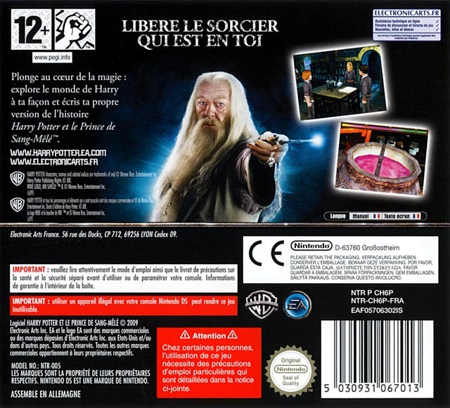 Jeux Vidéo Harry Potter Et Le Prince De Sang-Mele Ds