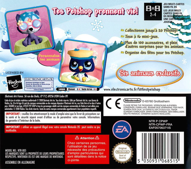 Littlest Pet Shop Hiver Ds