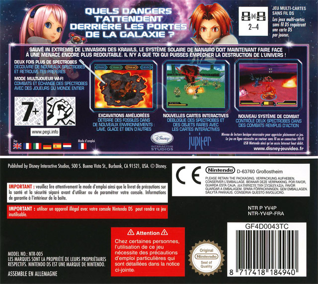 jeux video spectrobes les portes de la galaxie ds d occasion