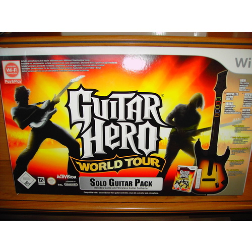 Jeux Vidéo Guitar Hero World Tour Avec Guitare Wii