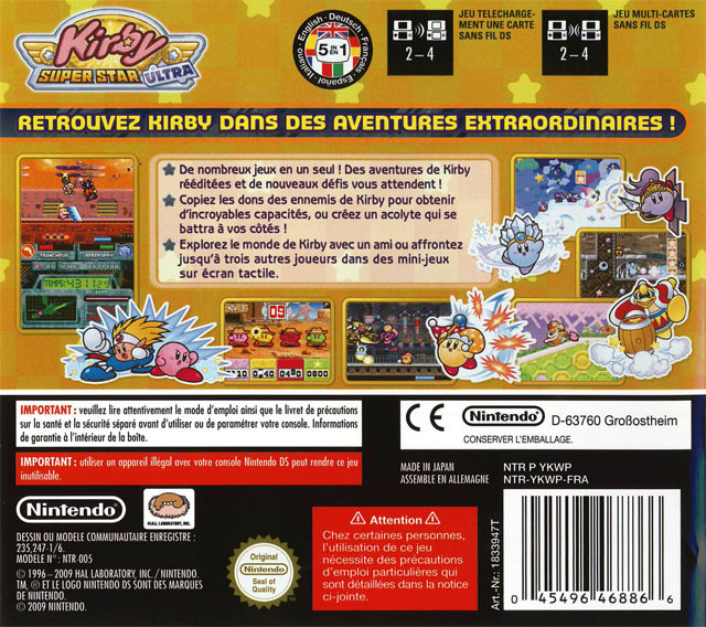 Kirby Super Star Ultra Ds