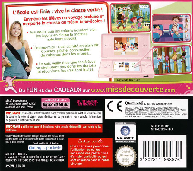Jeux Vidéo Léa Passion Maîtresse D'Ecole Classe Verte Ds
