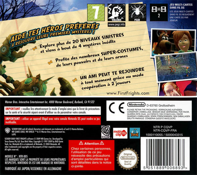 Scooby-Doo! Opération Chocottes Ds