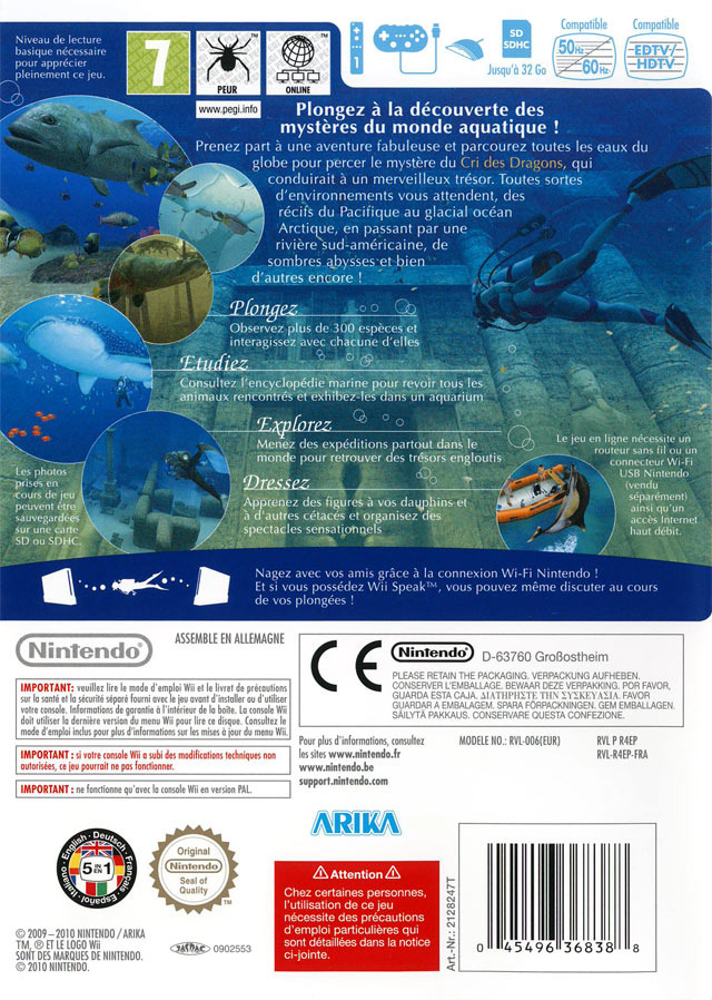 Jeux Vidéo Endless Ocean 2 Aventuriers Des Fonds Marins Wii
