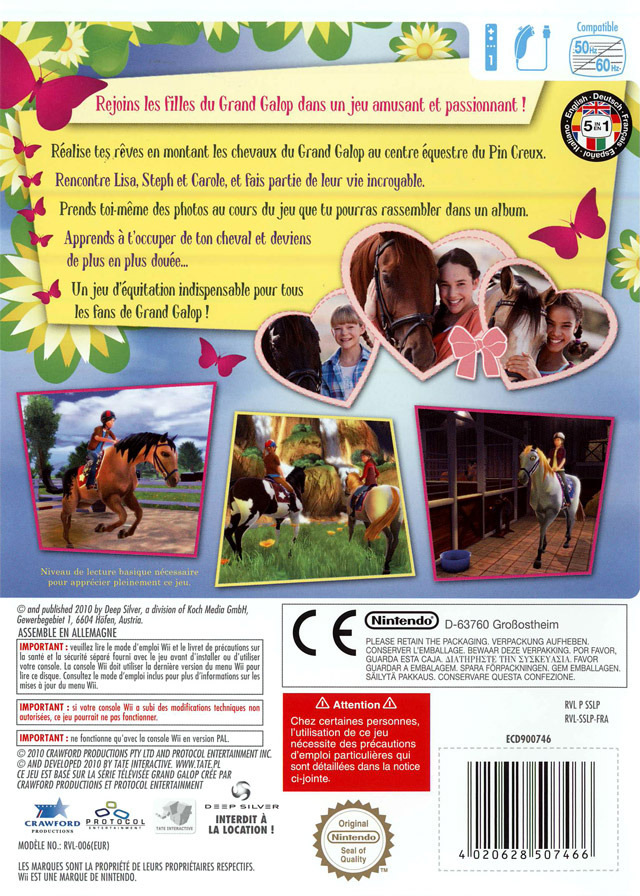 Jeux Vidéo Grand Galop Wii