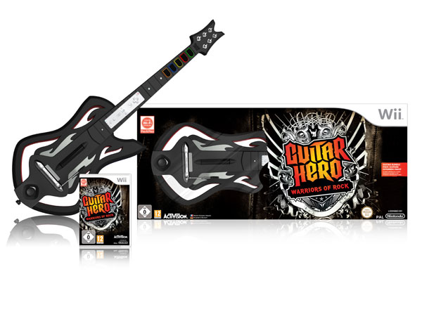 Jeux Vidéo Guitar Hero Warriors Of Rock + Guitare Wii