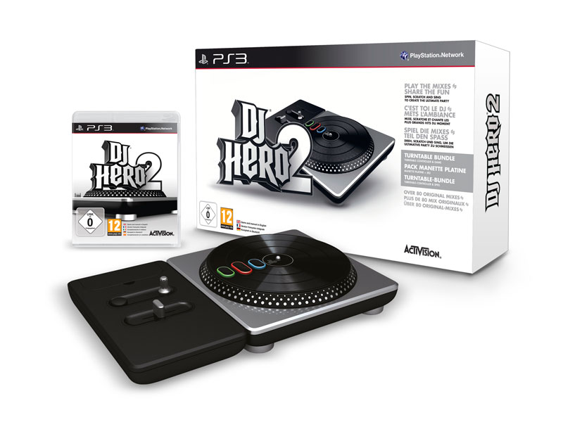 Jeux Vidéo Dj Hero 2 Avec La Platine PlayStation 3 (PS3)