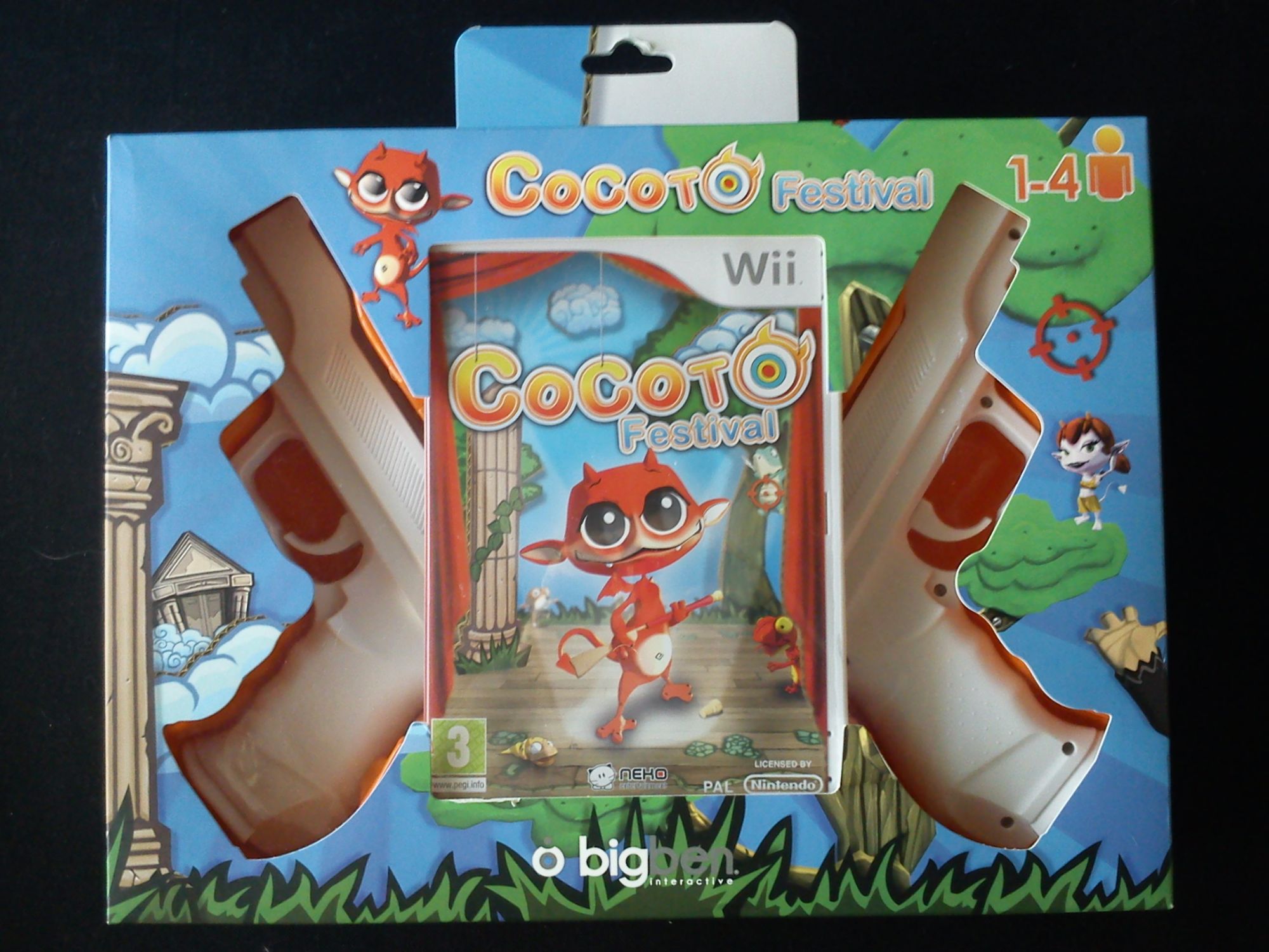 Jeux Vidéo Cocoto Festival + 2 Guns Wii