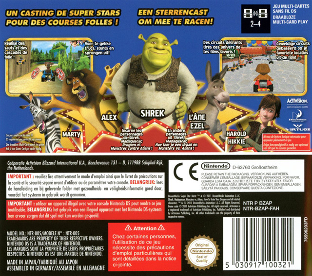 Jeux Vidéo Dreamworks Super Star Kartz Ds