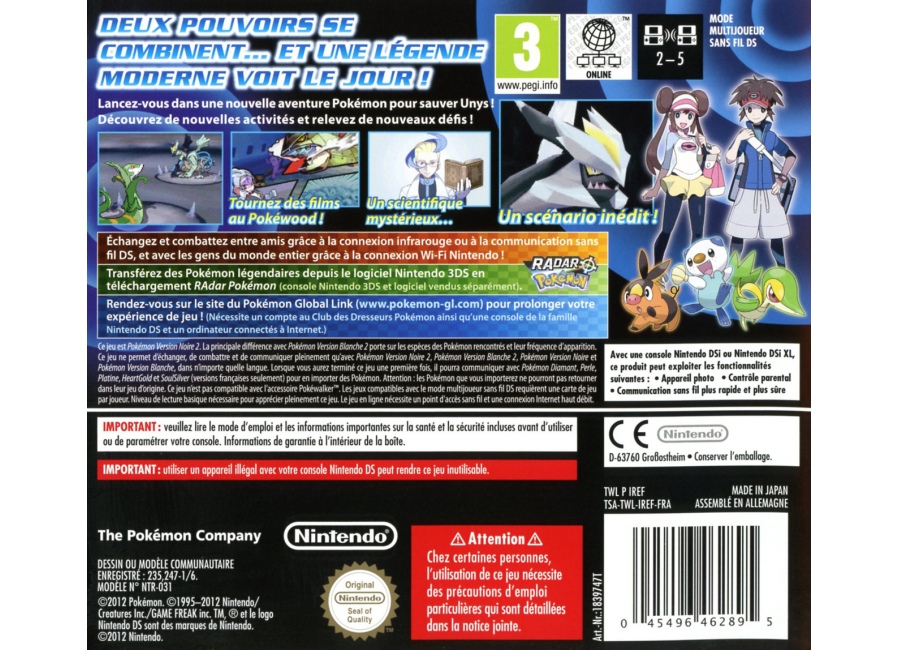 Pokemon Noir 2 Rom