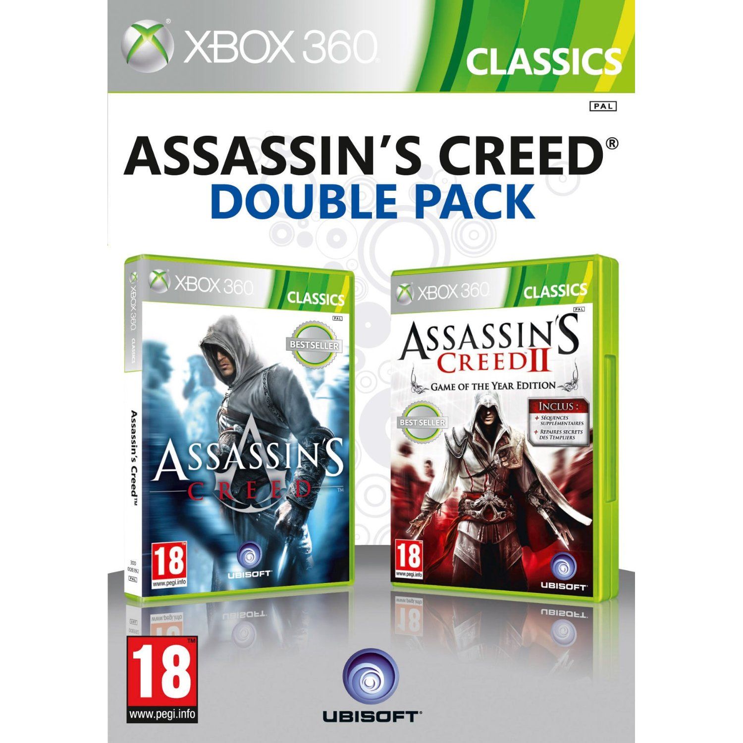 Assassins игра xbox. Assassin's Creed Classic Xbox. Ассасин Классик иксбокс. Assassin 4 для Xbox 360. Double Pack Xbox 360.