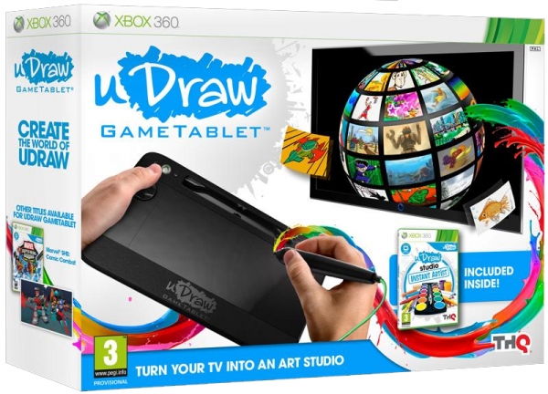 Tablette Udraw + Udraw Studio Instant Artist - Jeu Xbox 360