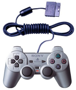 Acc. De Jeux Vidéo Sony Manette Filaire Dualshock 2 Argent PS2